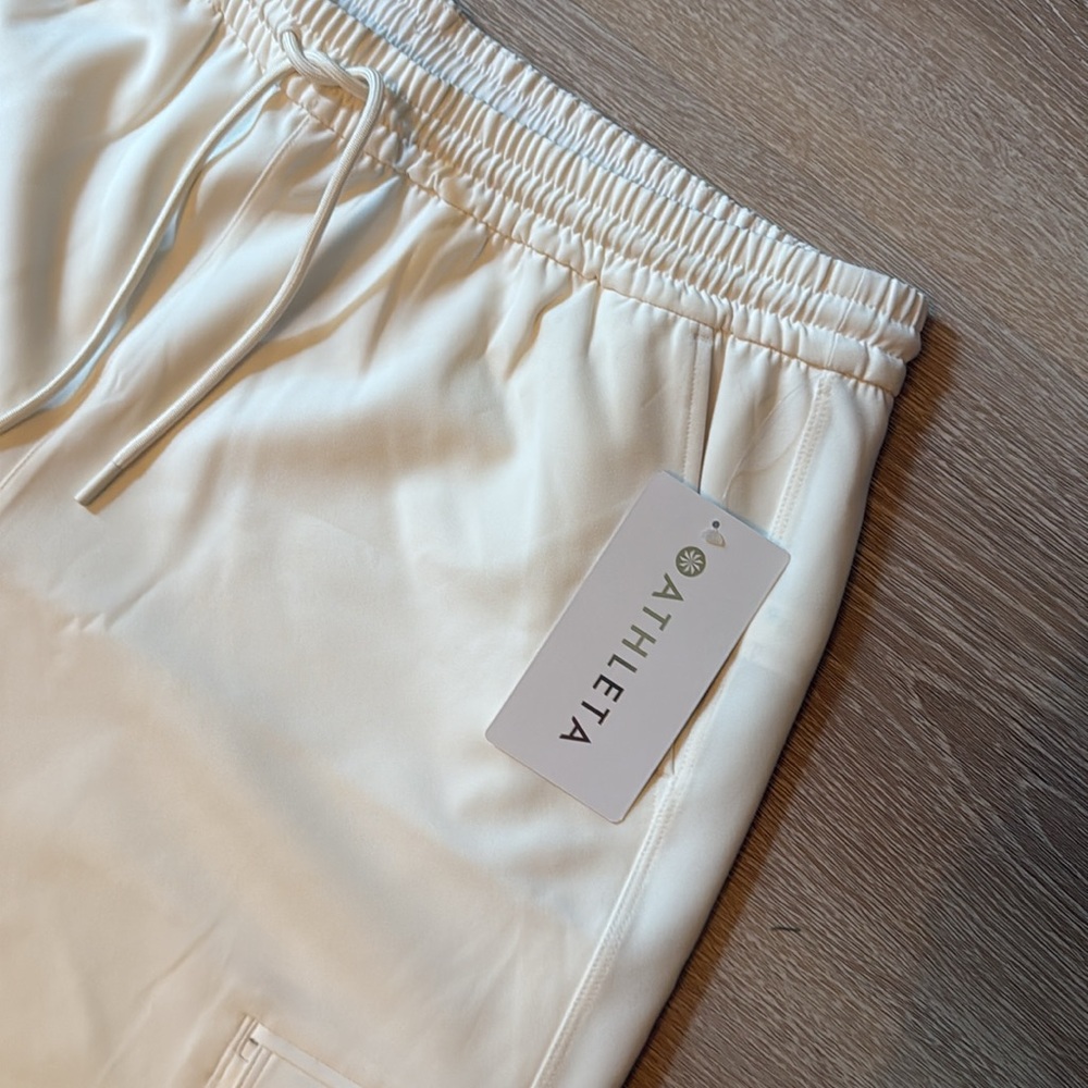 Athleta Magnolia White Promenade Cargo Pants - Picture 2 of 8